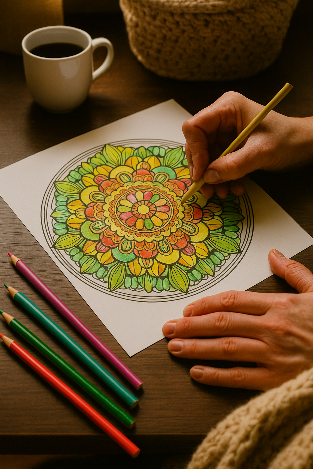 🌈 Geometric Harmony – Libro de mandalas para colorear tu balance interior 🌀 - Image 3