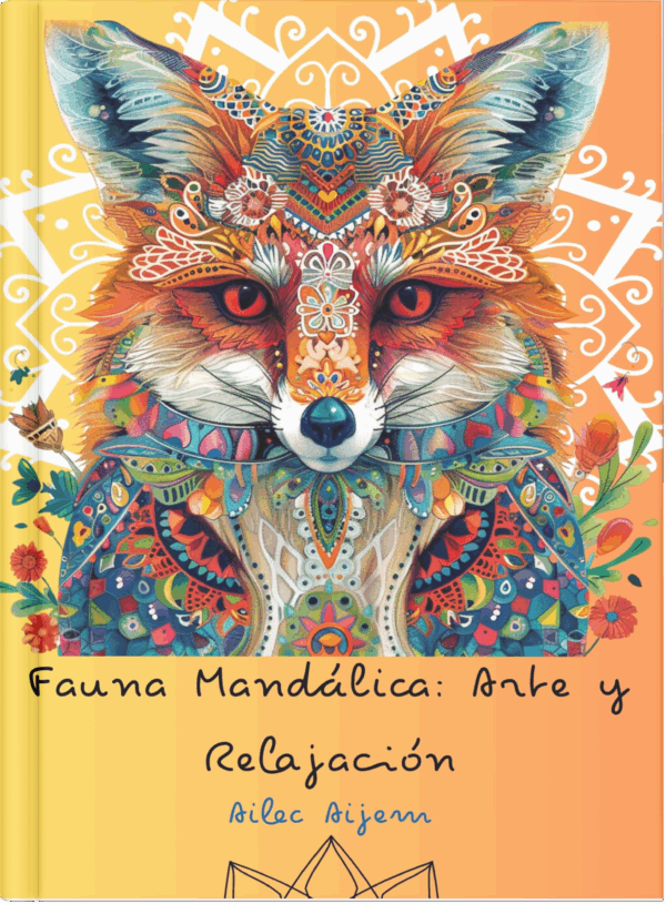 🦊 Fauna Mandálica: Arte y Relajación 🎨🧘♀️