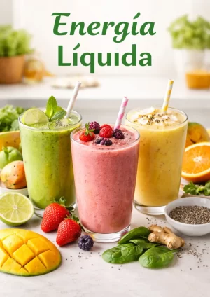 Energía Líquida. Smoothies que nutren cuerpo y mente.
